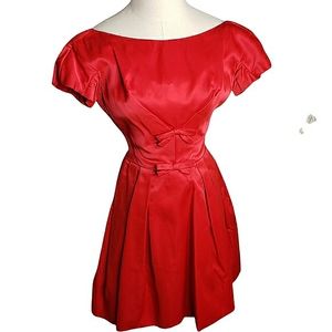 Fred Perlman Dance Originals Vintage Tiny Dancer Dress 50's fit flare party XS